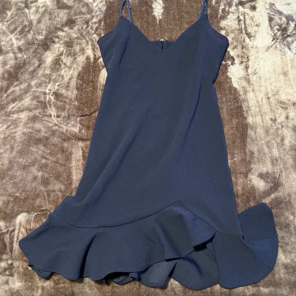 Showpo Size US 4 Navy Mini Dress